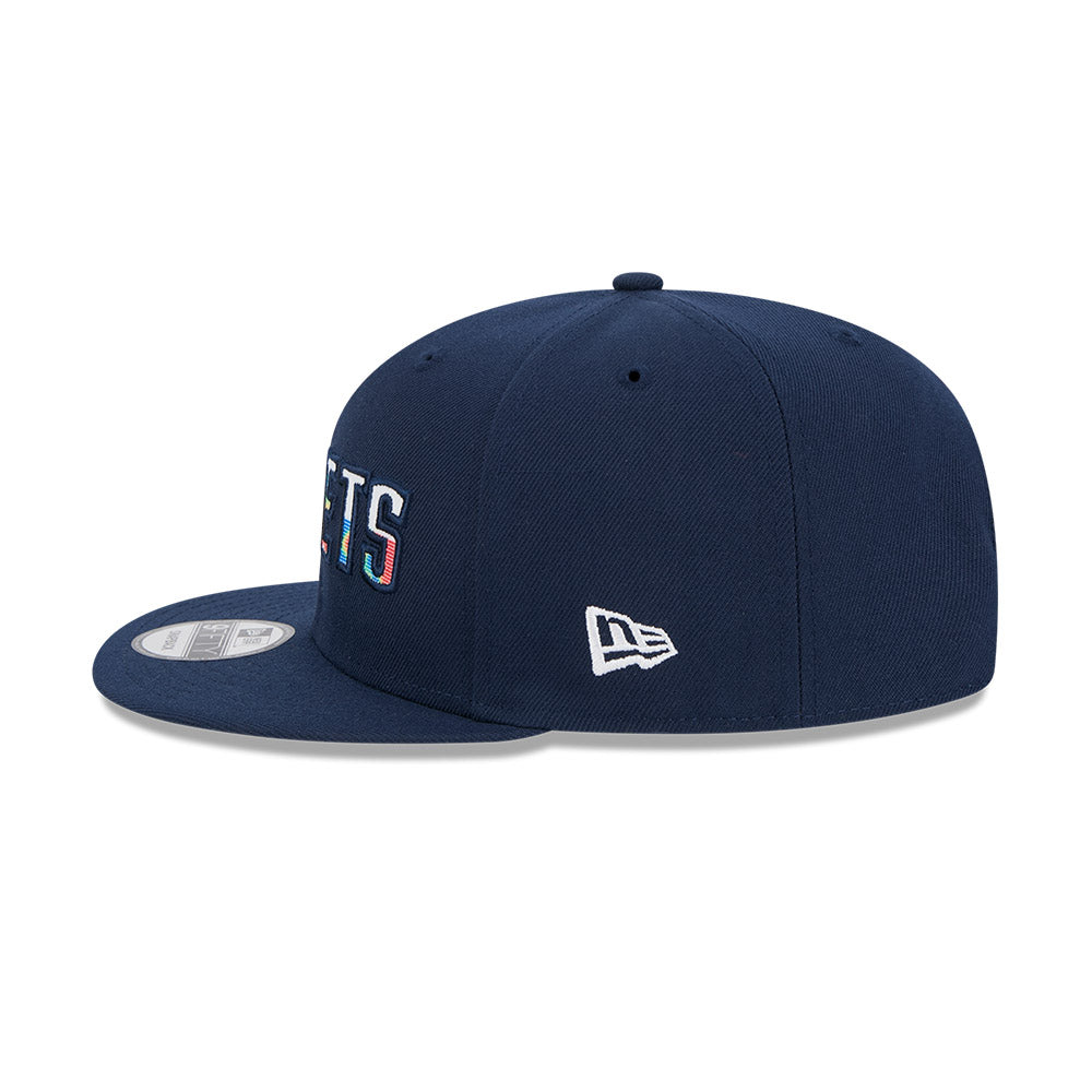 Denver Nuggets Hat - NBA 2024-2025 City Edition Alternate Navy 9Fifty Snapback Cap - New Era